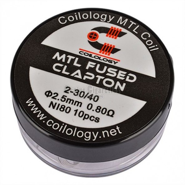 Coilology MTL Fused Clapton Ni80 0.8ohm 10pcs